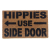 Hippies use side door coir outside doormat