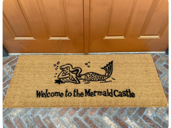 Mermaid Hood™  OR What up fishes?!™ funny doormat