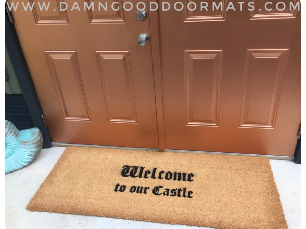 Welcome to our Castle Fairy Tale doormat