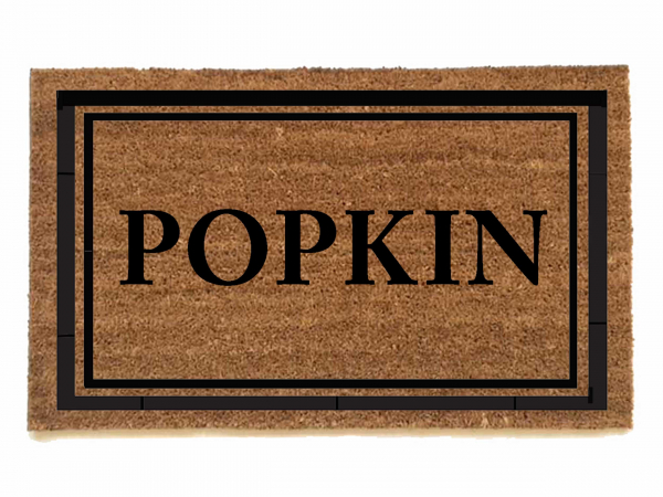 Custom Personalized last name doormat