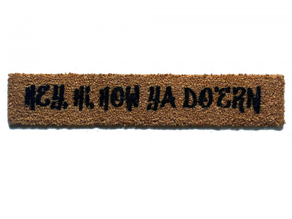 hey hi how ya doern skinny lil wayne coir outdoor doormat