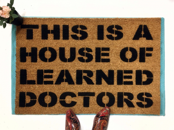 House of Learned Doctors™ Stepbrothers funny doormat