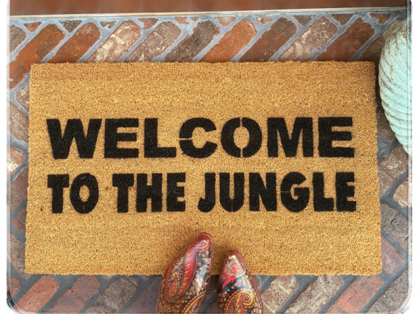 Welcome to the Jungle Gun N’ Roses doormat