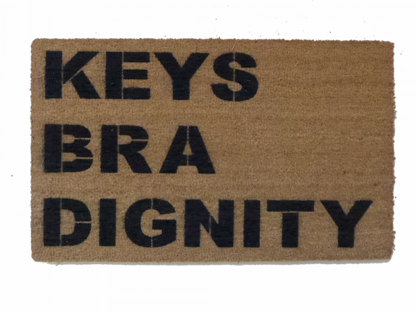 KEYS BRA DIGNITY doormat