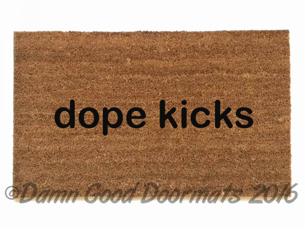 dope kicks doormat