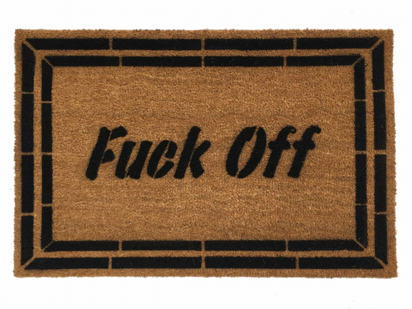 Fuck Off Classy F Bomb doormat