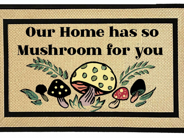 all weather doormat Our home has so mushroom Cottagecore decor