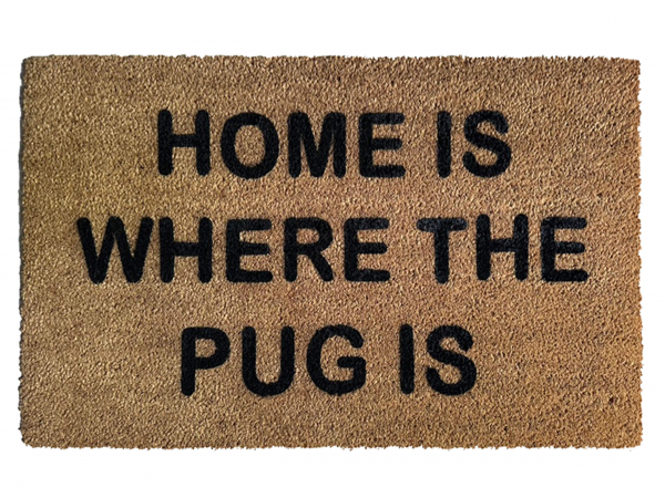 Home is where the PUG is doormat