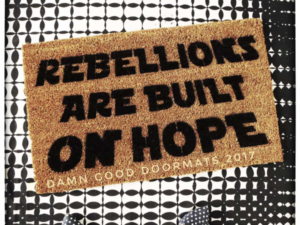 Star Wars Rebellions are Built on Hope resist nerd doormat