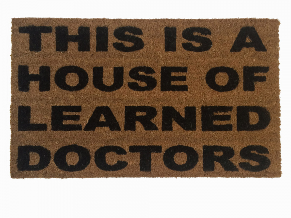 House of Learned Doctors™ Stepbrothers funny doormat