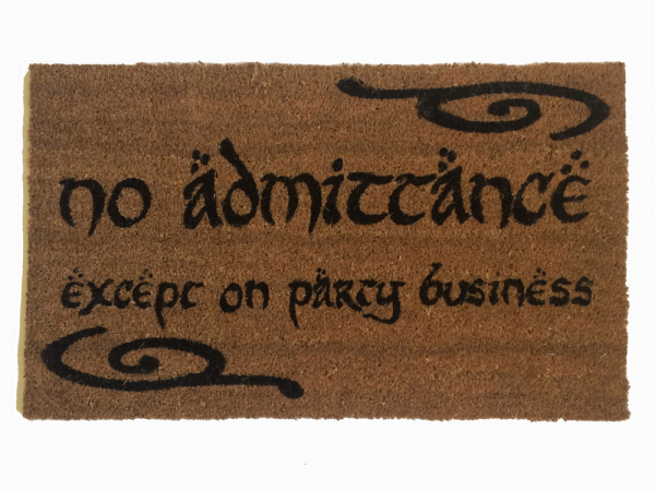 LOTR Tolkien  -Speak, Friend, and Enter- doormat