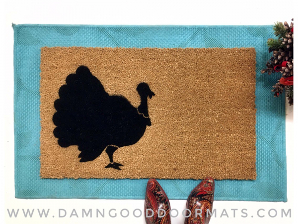 Thanksgiving Turkey holiday doormat