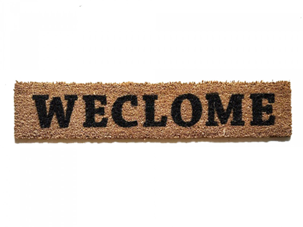 WECLOME, funny dyslexic "Still Game" doormat