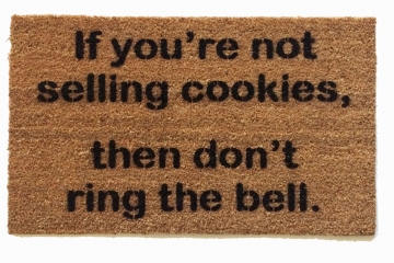 not selling cookies- don't ring bell™ Girl Scouts