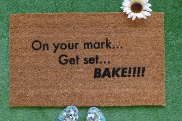 On your mark , Set, bake! Great British Bake off