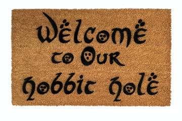 Welcome to OUR Hobbit Hole JRR Tolkien nerd doormat