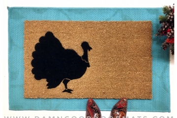 Thanksgiving Turkey Day holiday doormat
