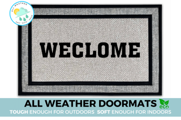 WECLOME Dyslexic Still Game all-weather doormat